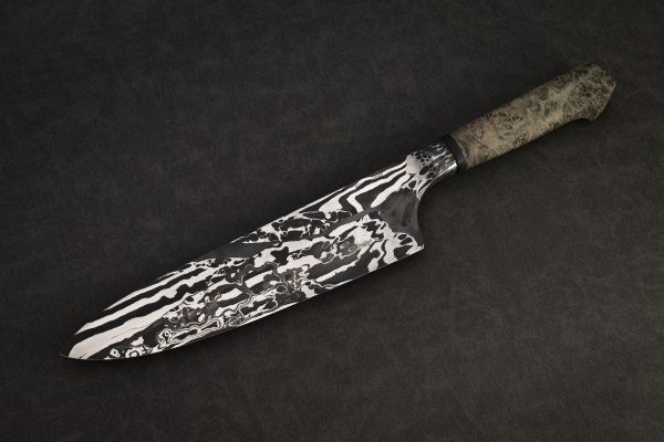 Canister Damascus Chef Knife